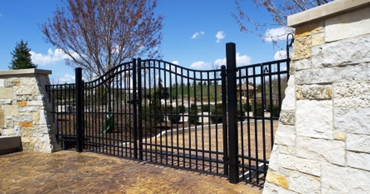 Aluminum Fence Gate, Fredrick Meijer Gardens, Grand Rapids, MI
